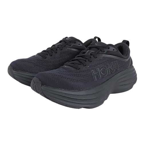 Hoka Women's Bondi 8 Sneaker, Black/Black, 7