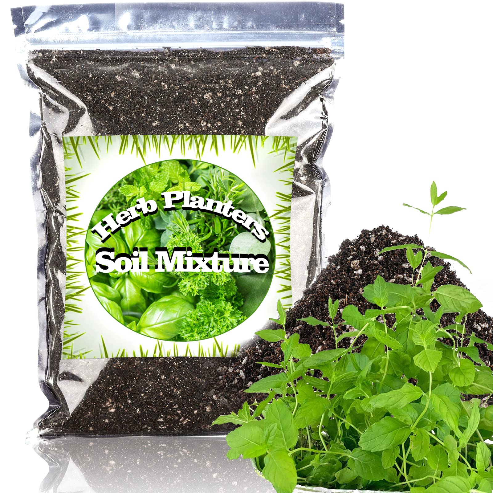 Doter Organic Potting Soil Mix for All Indoor & Outdoor Small Containers Including Herbs, Vegetables, and Flowers 1 qt