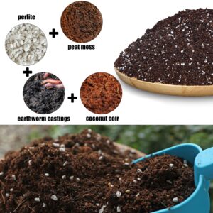 Doter Organic Potting Soil Mix for All Indoor & Outdoor Small Containers Including Herbs, Vegetables, and Flowers 1 qt