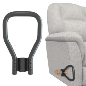 arahfun oversized recliner lever extender ergonomic secure fit for recliner handles make raising lowering leg rest easier (black)