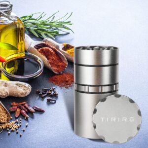 TIRIRS 2" Aluminium Grinder with Large Capacity Storage Container, Best Gift. (2)