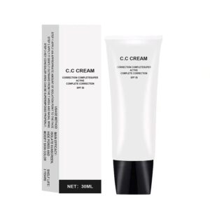 skin tone adjusting cc cream spf 50, 2022 new cosmetics cc cream, colour correcting self adjusting for mature skin (natural color)