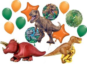 jurassic dinosaur birthday party supplies park theme balloon bouquet decorations