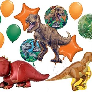 Jurassic Dinosaur Birthday Party Supplies Park Theme Balloon Bouquet Decorations