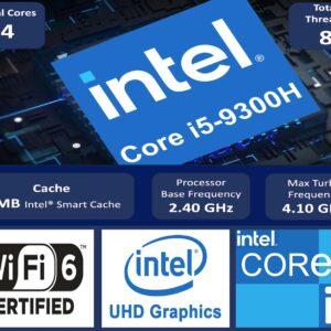 Intel NUC BXNUC9i5QNX1 Home & Business Mini Desktop i5-9300H 4-Core, 16GB RAM, 256GB m.2 SATA SSD, UHD 630, WiFi 6, BT 5.2, HDMI, USB 3.1, SD Card, Black, Win10H w/Hub
