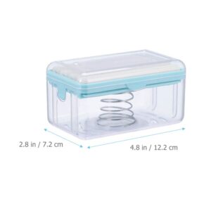 iplusmile Box Soap Box Soap Holder Travel Laundry Soap Containers Soap Dish Bar Soap Container Dish Soap Dispenser Laundry Soap Dispenser Soap Case Tray Take a Bath Plastic