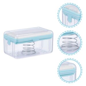 iplusmile Box Soap Box Soap Holder Travel Laundry Soap Containers Soap Dish Bar Soap Container Dish Soap Dispenser Laundry Soap Dispenser Soap Case Tray Take a Bath Plastic