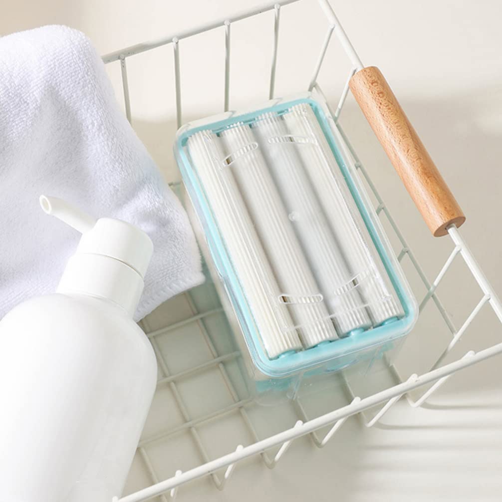 iplusmile Box Soap Box Soap Holder Travel Laundry Soap Containers Soap Dish Bar Soap Container Dish Soap Dispenser Laundry Soap Dispenser Soap Case Tray Take a Bath Plastic