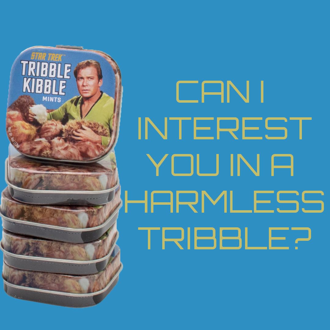 The Unemployed Philosophers Guild Star Trek Tribble Kibble Mints, 1 Tin, Net Wt .4oz (12g)