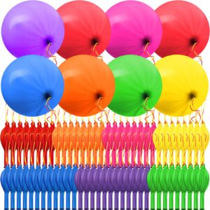 150 pcs punch balloons assorted colors punching balloons, party balloons neon punch ball party favors for birthday wedding graduation pool party supplies