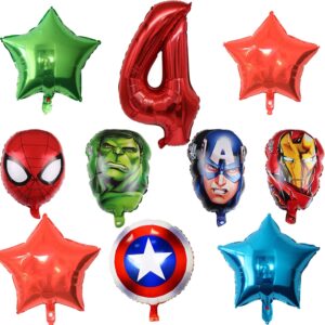 10pc hero balloon party decoration theme party supplies