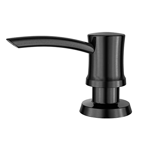 KRAUS Kitchen Soap and Lotion Dispenser in Spot-Free Black Stainless Steel, KSD-54SFSB