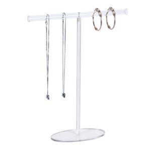 ausalivan acrylic necklace holder organizer,bracelet necklace display stand for selling，jewelry storage rack