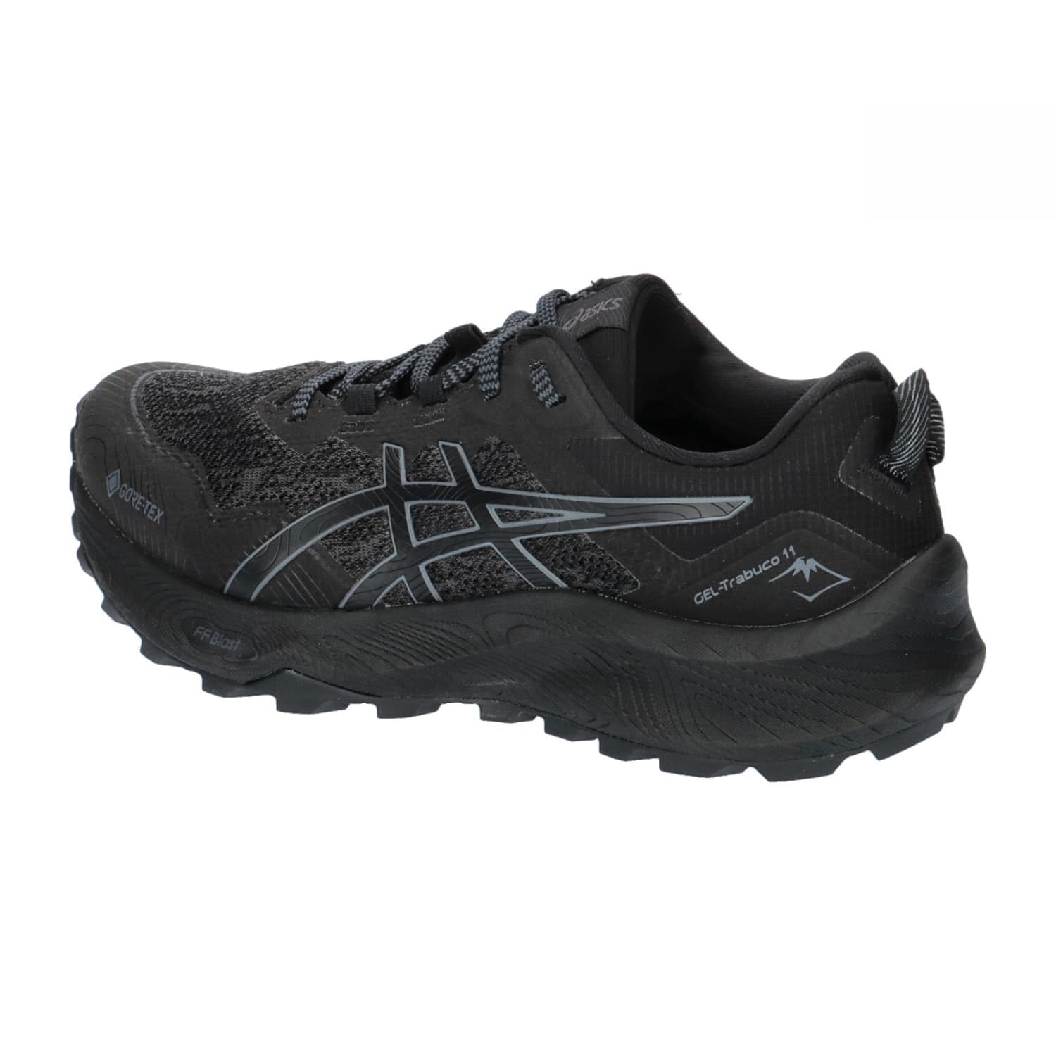 ASICS Women's Trabuco 11 GTX Trainers, Black, Carrier Grey, Black Carrier Grey, 8 US