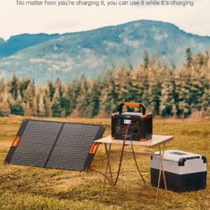 Portable Power Station 1000W (Peak 2000W), GRECELL 999Wh Solar Generator with 60W USB-C PD Output, 110V Pure Sine Wave AC Outlet Backup Lithium Battery for Outdoors Camping Travel Hunting Home