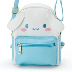 ZJYJING Anime Cartoon Mini Cute Shoulder Bag Backpack PU School Bag Handbag Kids Girls Cosplay (Blue)