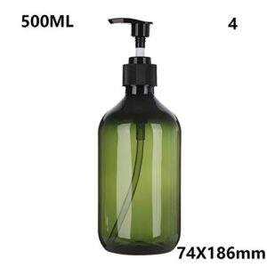 fkjlun soap dispenser pump 100/200/500ml foaming bottle liquid soap whipped mousse points bottling shampoo lotion home shower gel foam pump bottles hand lotion bottle (color : clear)