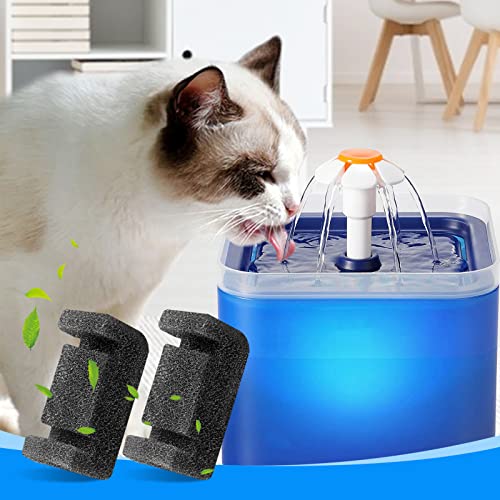 MyfatBOSS Cat Water Fountain Filter Replacement, 12 Pack Cat Water Fountain Sponge Foam Filter for Veken Replacement Pump, Pet Fountain Filter Replacement for Crystal Cat Water Fountain