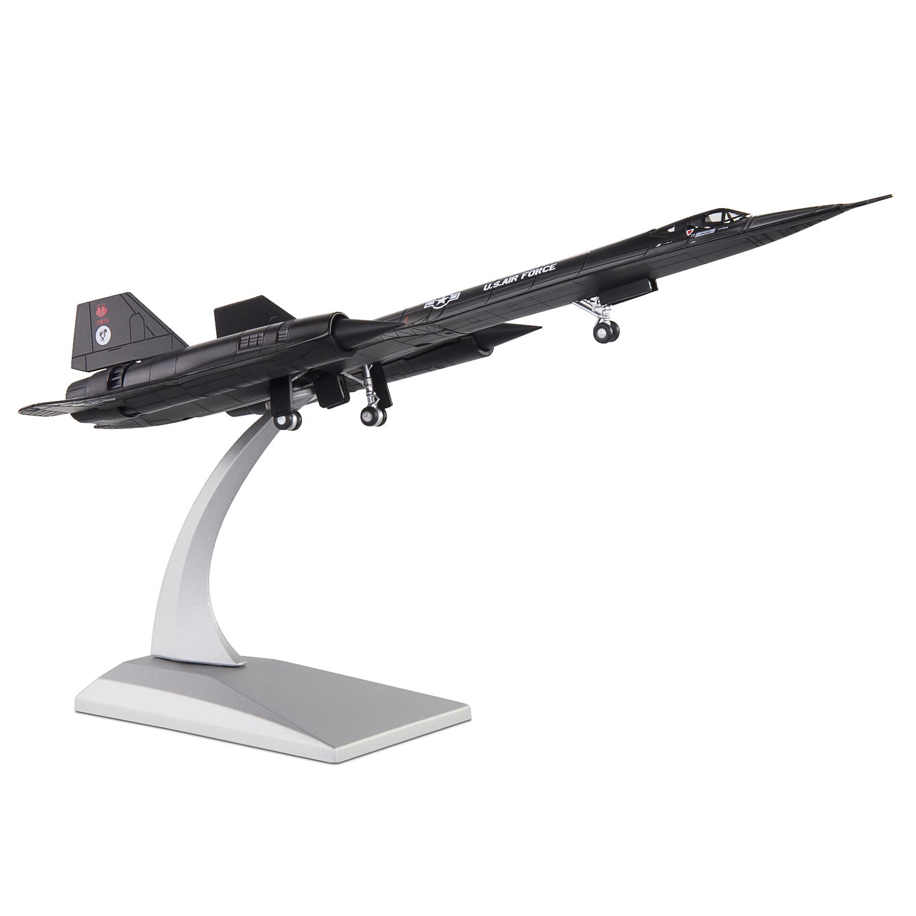1/144 SR71 Skunk High-Altitude Reconnaissance Aircraft Metal Fighter Military Model Diecast Plane Model for Collection or Gift