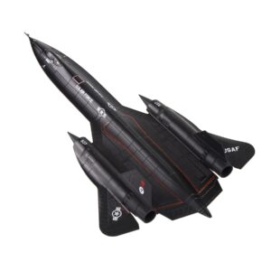 1/144 SR71 Skunk High-Altitude Reconnaissance Aircraft Metal Fighter Military Model Diecast Plane Model for Collection or Gift