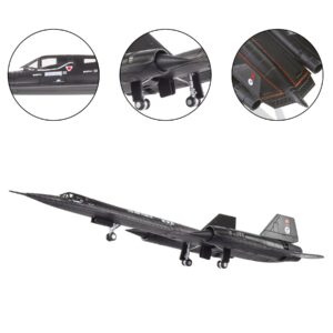 1/144 SR71 Skunk High-Altitude Reconnaissance Aircraft Metal Fighter Military Model Diecast Plane Model for Collection or Gift