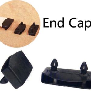 XIAONAN 20Pcs 53mm x 9mm Plastic Bed Slat Cover Replacement Holders End Caps+Centre Caps for Holding Securing Wooden Slats Bed Base,10pcs End Caps + 10pcs Centre Caps