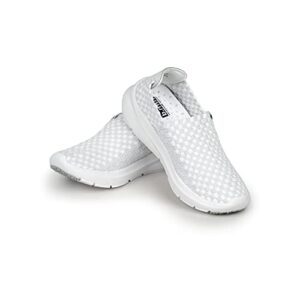 Woven Shoes Basic, Casual Woven Slip On Walking Shoes for Everyone, Comfortable Shoes and Light-Weight Shoes, Handmade Shoes, White, Size 6.5