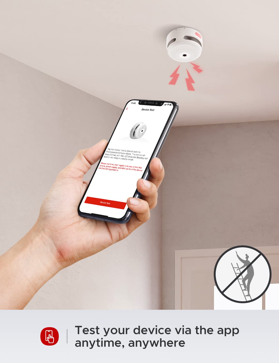 X-Sense Smart Smoke Detectors with SBS50 Base Station, Wi-Fi Smoke Alarm Compatible with X-Sense Home Security App, Wireless Interconnected Mini Fire Alarm, Model FS51