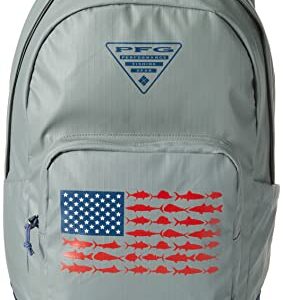 Columbia Unisex PFG PHG Zigzag 22L Backpack, Titanium/Carbon/PFG Fish Flag, One Size