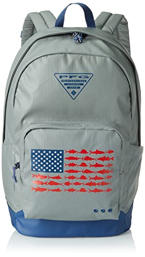 Columbia Unisex PFG PHG Zigzag 22L Backpack, Titanium/Carbon/PFG Fish Flag, One Size