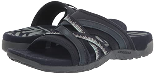 Merrell Women's Terran 3 Cush Slide Sandal, Navy, 7 Wide