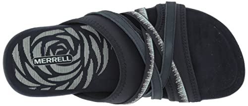 Merrell Women's Terran 3 Cush Slide Sandal, Navy, 7 Wide