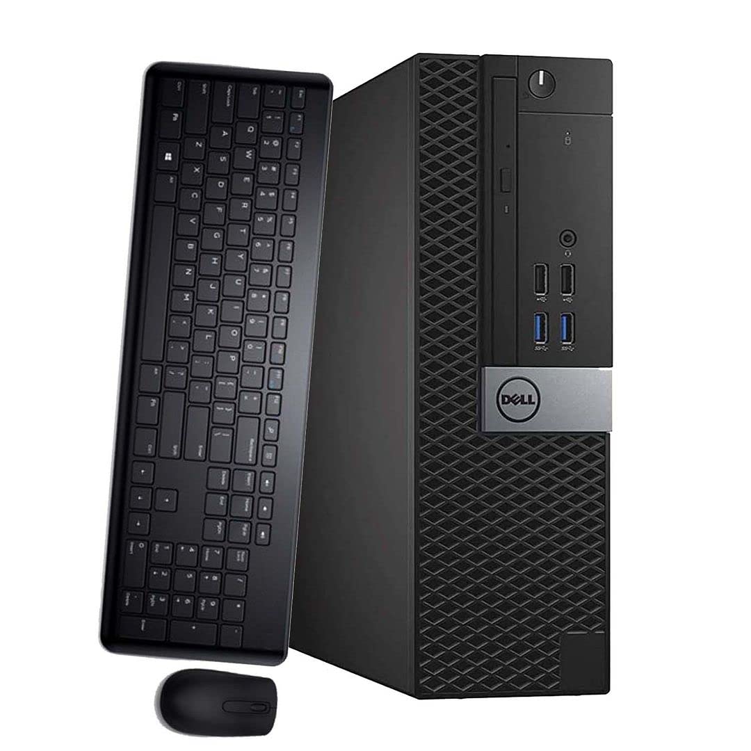 Dell OptiPlex 3040 SFF Desktop Computer Intel Quad Core i7-6700 3.4GHz up to 4.0GHz 16GB New 1TB SSD Built-in WiFi & Bluetooth HDMI Dual Monitor Support Wireless Keyboard & Mouse Win10 Pro (Renewed)