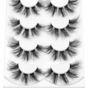 Mink Cluster Lashes Fluffy Long Individual Eyelashe 8D Volume 14-20mm Lashes Pack Dramactic Eyelash Extension Kit Wispy Natural False Eyelashes by HeyAlice