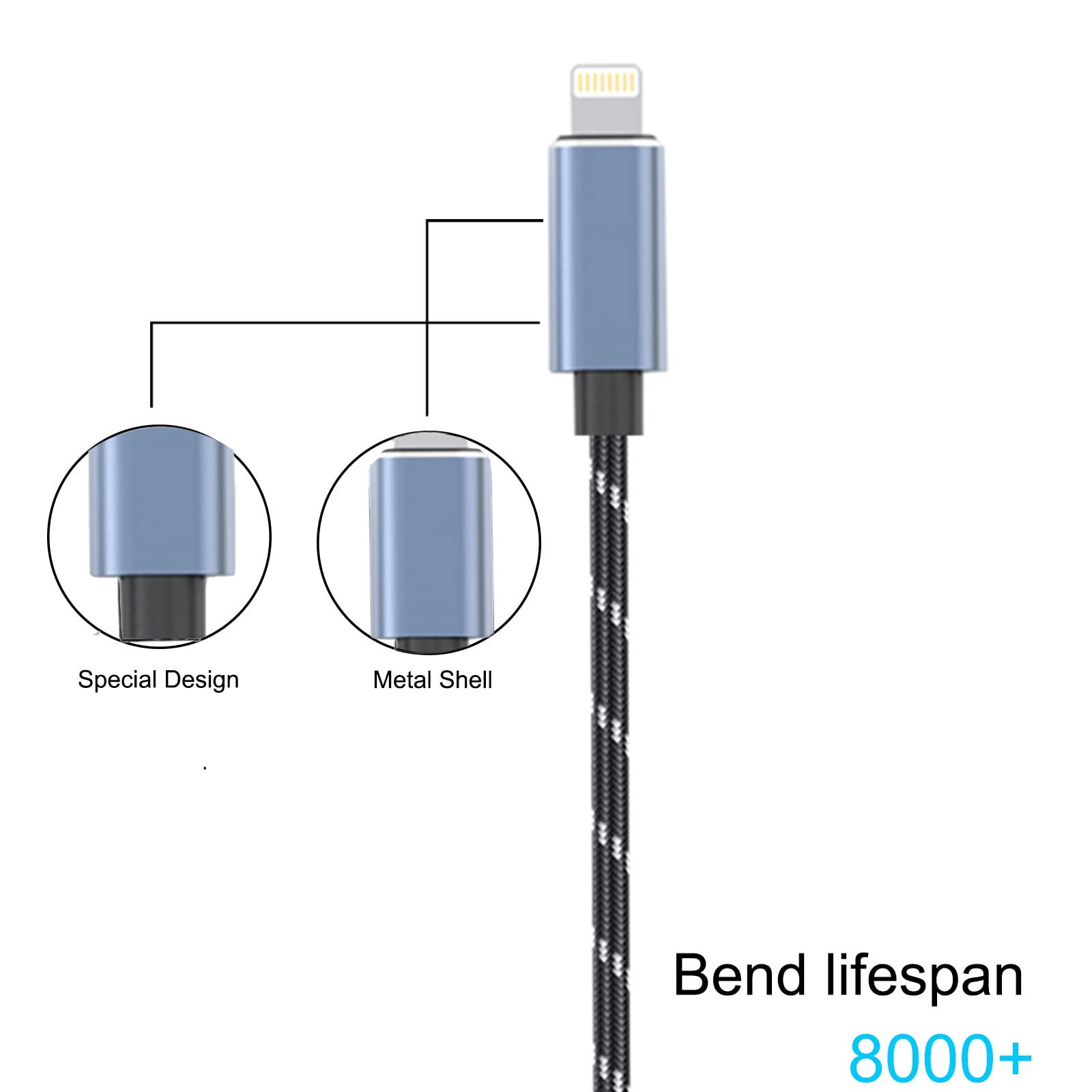 DCNETWORK Lightning to Dual 6.35mm 1/4" TS Mono Stereo Y-Cable Splitter to Dual 1/4 inch Audio Cable Compatible for iPhone12/11/X/XS/XR/8/7/iPad,Amplifier, Speaker, Headphone, Mixing Console 10FT