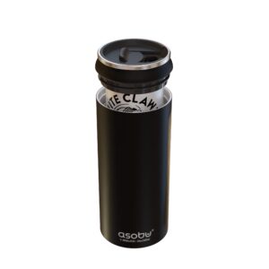 asobu multi can cooler insulated sleeve fits for slim and standard 12 oz and 16 oz hard seltzer, soda, beer or energy drinks and all standard size beer bottles (glitter black)