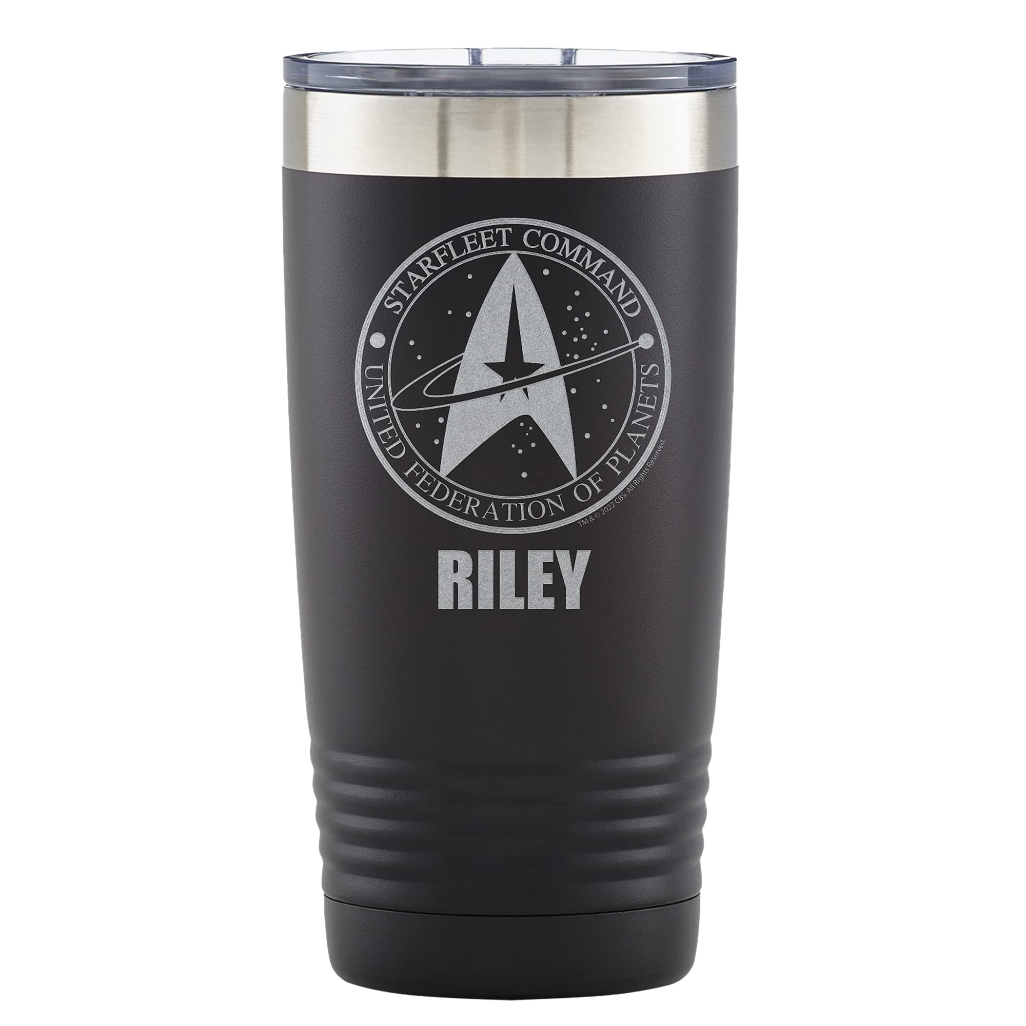 Let's Make Memories Personalized Star Trek Starfleet Logo Tumbler - For Dad - For Him