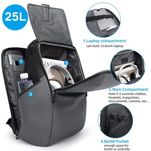 BANGE Backpack for Men,Smart Travel Backpacks, Mens Laptop Waterproof Bag Pack Fits for 15.6inch, Fashion Casual Daypack for Men and Women