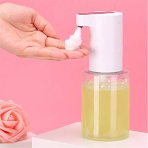 Soap Dispenser Pump Automatic Induction Foam Soap Dispenser Intelligent Sensor Foam Liquid Soap Dispenser Smart Auto Touchless Portable Hand Washer Hand Lotion Bottle ( Color : USB Charge 450ML )