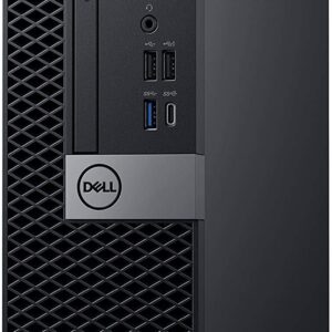 Dell OptiPlex 7060-SFF, Core i7-8700 3.2GHz, 32GB RAM, 500GB M.2-NVMe, DVD, Windows 10 Pro 64bit, (Windows 11 Compatible), (Renewed)