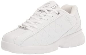 fila fulcrum 3 walking shoe 5scw0117 101 white in size 8.5