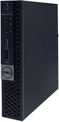 Dell Optiplex 5070 Micro MFF Desktop PC Intel i5-9500T, 16GB DDR4 New 256GB SSD+128GBNVme, WiFi BT HDMI New KB & Mouse Windows 11 Pro (Renewed)