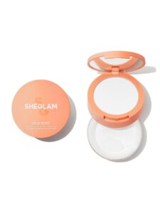 sheglam insta-ready face powder loose under eye setting powder - translucent