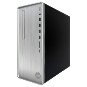 HP Pavilion TP01 Tower Desktop Computer - AMD Ryzen 3 5300G 4-Core up to 4.20 GHz Processor, 32GB DDR4 RAM, 1TB NVMe SSD + 1TB HDD, AMD Radeon Graphics, No Optical Drive, Windows 11 Home