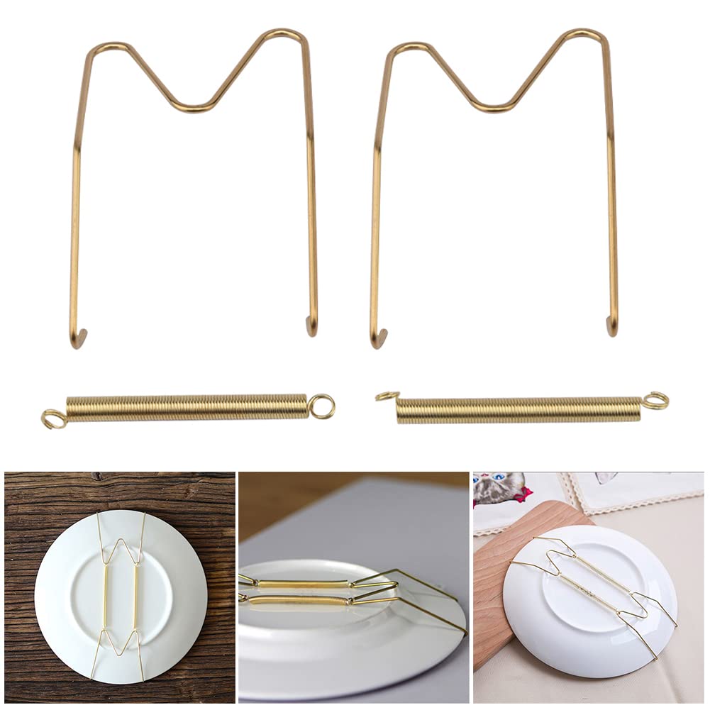 8 10 12 14 16Inch Plate Hangers for Walls Plate Dish Hangers Stainless Steel Decorative Invisible Plate Hangers Holder, Wall Hooks Home Decor (size:12in)