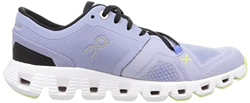 ON Women's Cloud X 3 Sneakers, Nimbus/White,8