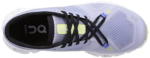 ON Women's Cloud X 3 Sneakers, Nimbus/White,8