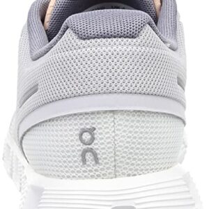 ON Women's Cloud 5 Push Sneakers, Glacier/Undyed White, 8