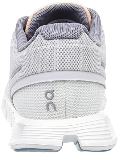 ON Women's Cloud 5 Push Sneakers, Glacier/Undyed White, 8