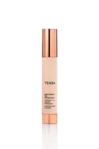 yensa super silk foundation - full coverage, age-defying complex of vitamin c, e, ferulic, and bakuchiol oil (light medium 1) 1.0 fl oz